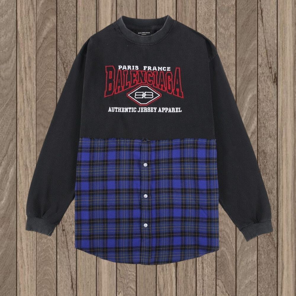 Balenciaga Black Long Sleeve T-Shirt